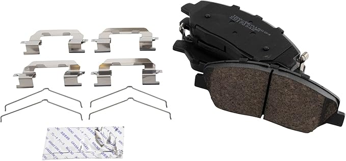 TRQ Front Brake Pads Ceramic Compatible with 2017-2018 Hyundai Santa Fe 2019 Santa Fe XL