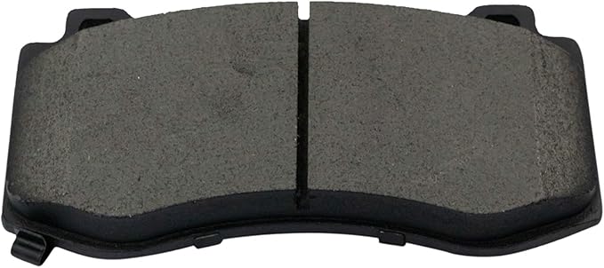 TRQ Front Brake Pads Ceramic Hardware Wear Sensor Compatible with 2005-2023 Chrysler 300 2006-2023 Dodge Charger 2008-2023 Challenger 2006-2008 Magnum 2006-2010 Jeep Grand Cherokee