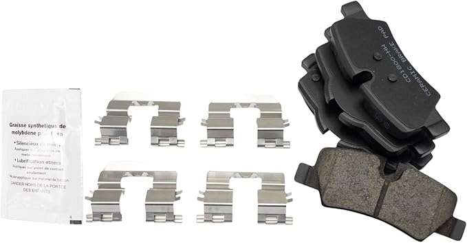 TRQ Rear Brake Pads Ceramic Compatible with 2014-2023 Mini Cooper
