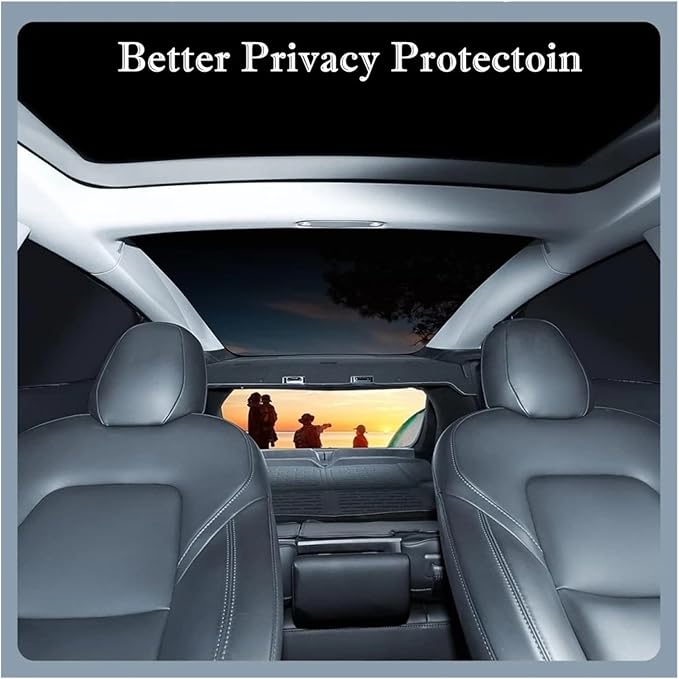 Compatible with 2016-2024 Tesla Model 3 Highland Sunshade Side Windows Rear Windshield Sun Shades Reflective Covers Sunproof UV Rays Privacy(6PCS Side Window)