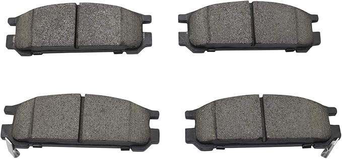 TRQ Rear Brake Pads Ceramic Compatible with 1993-1999 Subaru Impreza 1990-1999 Legacy 1992-1997 SVX