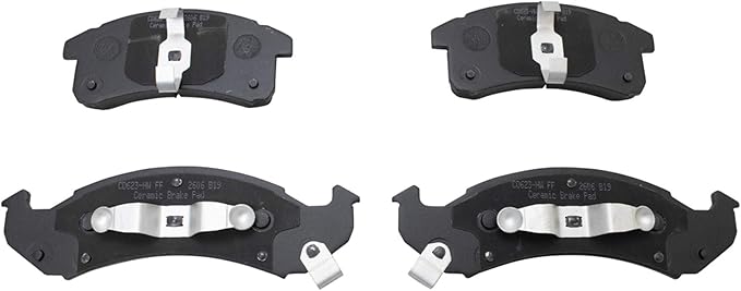 TRQ Front Posi Ceramic Brake Pad Kit Set for Buick Cadillac Chevy Pontiac