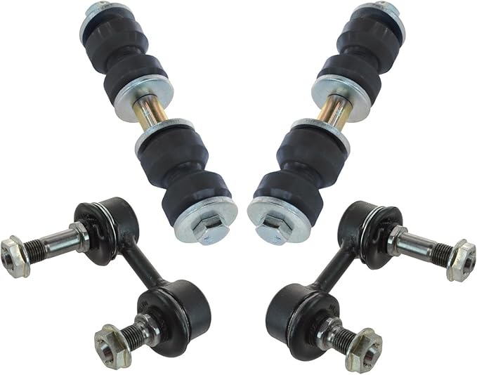 TRQ Sway Bar Stabilizer Link Set Front & Rear Compatible with 02-05 Sedona