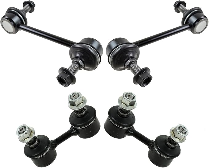 TRQ Sway Bar Stabilizer Link Set Front & Rear Compatible with 95-00 Avenger 95-99 Eclipse 94-98 Galant Sebring 95-98 Talon