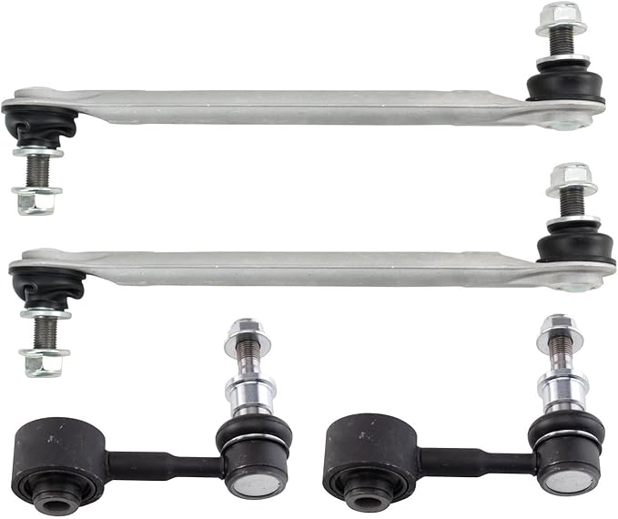 TRQ Front and Rear Driver and Passenger Side Sway Bar Link Set 4 Piece Compatible with 18-22 Toyota Camry 19-22 Avalon 19-21 Lexus ES300h 19-21 ES350