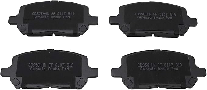 TRQ Front Brake Pads Ceramic Compatible with 2005-2010 Chevrolet Cobalt 2007-2009 Pontiac G5 2003-2007 Saturn Ion