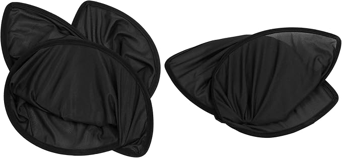 X AUTOHAUX Glass Roof Sunroof Shade Cover Window Sun Shade Coated Cloth Set for Tesla Model S Top Roof