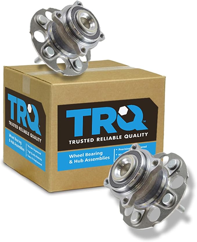 TRQ Rear Left and Right Wheel Bearing and Hub Assembly Set 2 Piece Compatible with 07-11 Honda CR-V Front Wheel Drive 10-11 Accord Crosstour Front Wheel Drive 12-15 Crosstour Front Wheel Drive