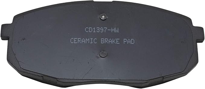 TRQ Front Brake Pads Ceramic Hardware Wear Sensor Compatible with 2009-2012 Hyundai Elantra 2010-2013 Kia Forte 2010-2013 Forte Koup