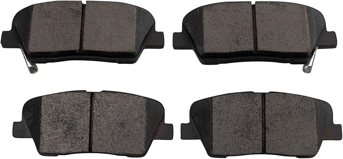 TRQ Rear Brake Pads Ceramic Compatible with 2017-2018 Hyundai Santa Fe Sport 2019 XL 2016-2020 Kia Sorento
