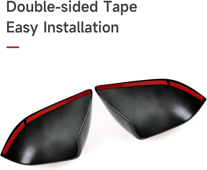 for Tesla Model 3 Mirror Cap Cover 2017-2025 Accessories Car Trim Carbon Style ABS Rearview Mirror Decal Sticker
