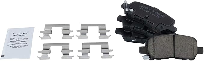 TRQ Rear Brake Pads Ceramic Compatible with 2005-2009 Buick LaCrosse 2011-2013 Chevrolet Impala 2014-2016 Impala Limited 2004-2008 Pontiac Grand Prix