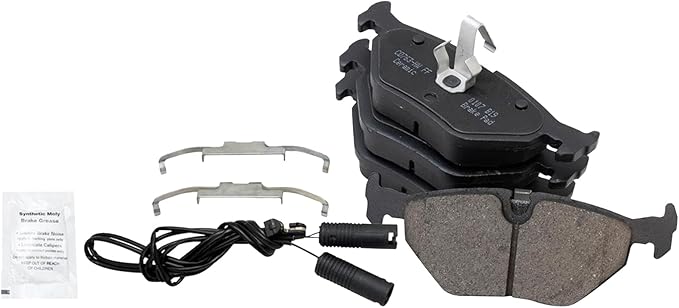 TRQ Rear Brake Pads Ceramic Compatible with 92-98 BMW 318i 97 318is 95-99 318ti 00 323Ci 98-00 323i 98-99 323is 01-06 325Ci 01-05 325i 325xi 328Ci 328i 96-99 328is 03-08 Z4 03 Saab 9-3 99-09 9-5