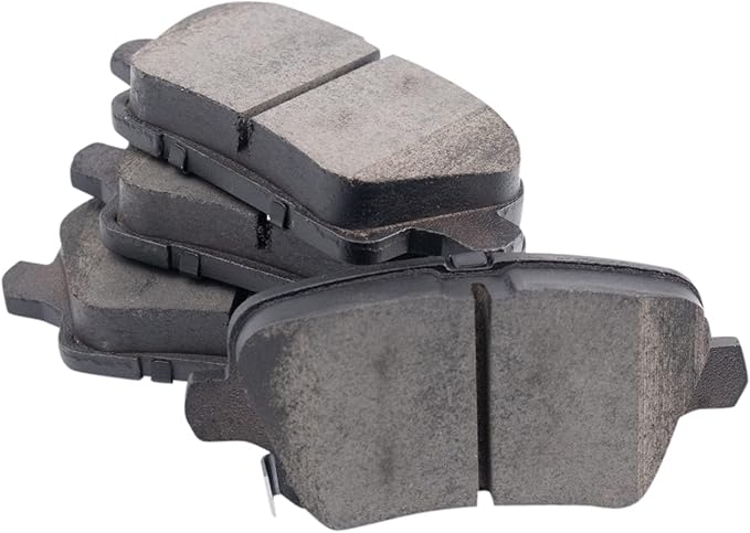 TRQ Rear Brake Pads Ceramic Hardware Wear Sensor Compatible with 2018-2024 Buick Envision 2018-2020 Regal Sportback 2018-2019 Regal TourX 2019-2024 Cadillac XT4