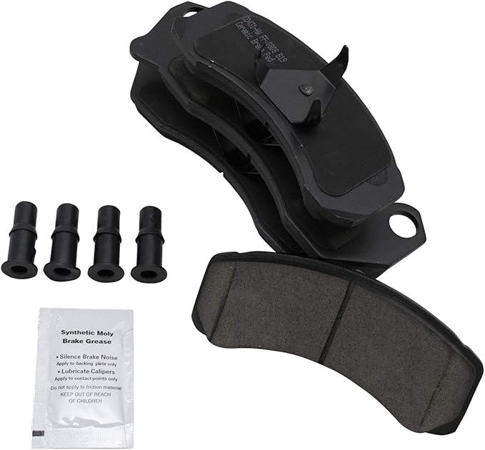 TRQ Front Brake Pads Ceramic Compatible with 1987-1993 Ford Mustang 1987-1988 Thunderbird