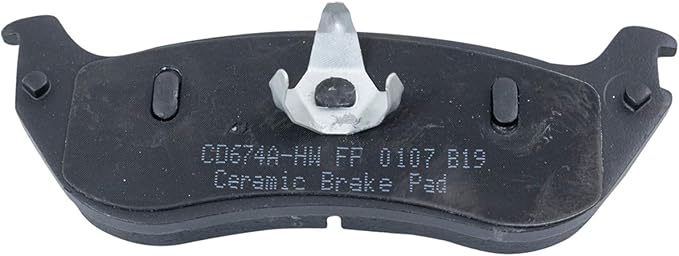 TRQ Rear Brake Pads Ceramic Compatible with 1996-2002 Ford Crown Victoria 1996-2002 Lincoln Town Car 1996-2002 Mercury Grand Marquis