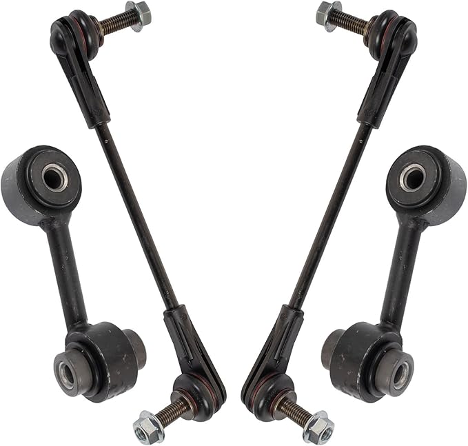 TRQ Front and Rear Sway Bar Link Set 4 Piece Compatible with 16-20 Chevrolet Malibu 18-20 Buick Regal Sportback