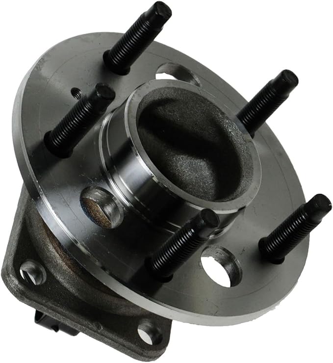 TRQ 2 Piece Rear Wheel Bearing & Hub Assembly Set Compatible with 2000-2005 Buick Lesabre 2006-2011 Lucerne 1997-2005 Park Avenue 1991 Reatta 1991-1999 Riviera 1991-1992 Cadillac Allante DeVille DTS
