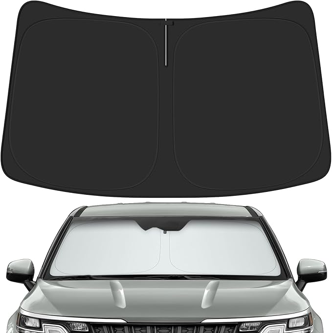 Car Windshield Sun Shade for Kia 2022-2025 2026 Carnival Accessories (OEM Design) Reflective Foldable Heat Insulation Sunshade for Ultimate Protection