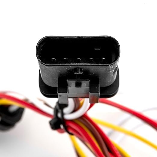 4-Pin Trailer Wiring Harness Kit Compatible with Tesla Model 3 2017-2023, Fit Model Y 2020-2023 Flat Trailer Connect Towing Hitch Wiring
