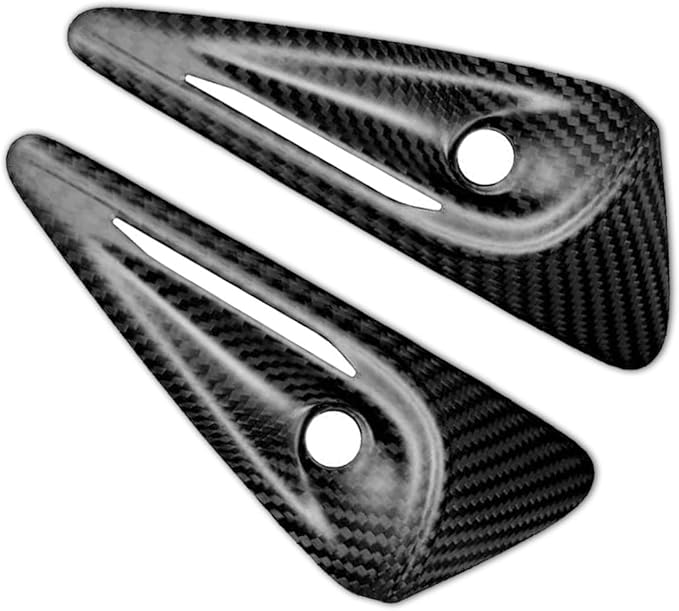 for Tesla Model 3/Y HW4.0 Side Camera Cover Full Protection Dry Carbon Fiber Vehicle Molding for 2025 2026 Model 3/Y Highland Juniper Accessories Car Turn Signal Exterior Trim 2PCs, Matte, not ABS