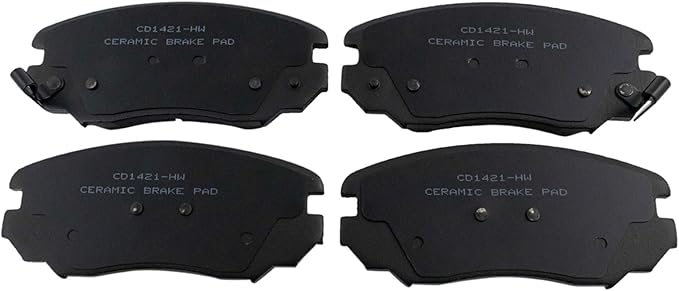 TRQ Front Posi Ceramic Brake Pad Kit Set for 9-5 / Allure/Cascada/Equinox/Impala/LaCrosse/Malibu/Malibu Limited/Regal/Terrain