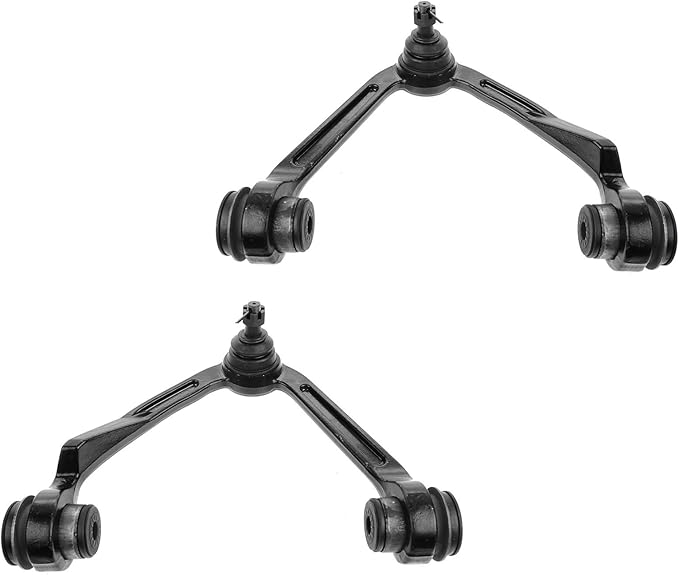 TRQ Front Upper Left and Right Control Arm and Ball Joint Set 2 Piece Compatible with 97-03 Ford F-150 4WD 97-02 Expedition 4WD Without Air Suspension 97-99 F-250 4WD 98-02 Lincoln Navigator 4WD