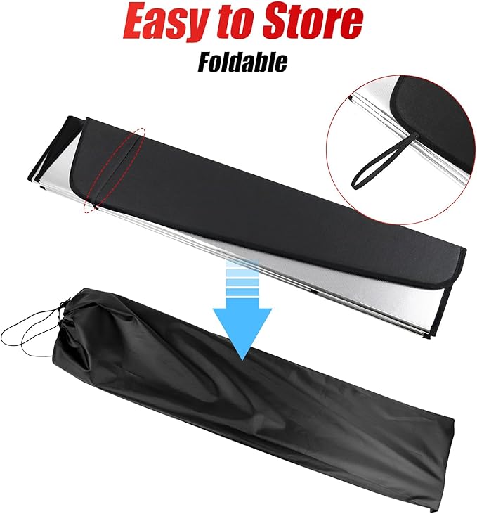Windshield Sunshade for Tesla Model 3 2018-2025, Model Y 2020-2025 Front Window Shade