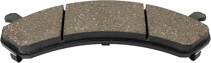 TRQ Rear Ceramic Brake Pad Set Compatible with 01-03 Chevrolet Silverado 3500 04-06 Silverado 3500 DRW 07 Silverado 3500 DRW 07-10 Silverado 3500 HD DRW 01-03 GMC Sierra 3500 04-06 Sierra 3500 DRW
