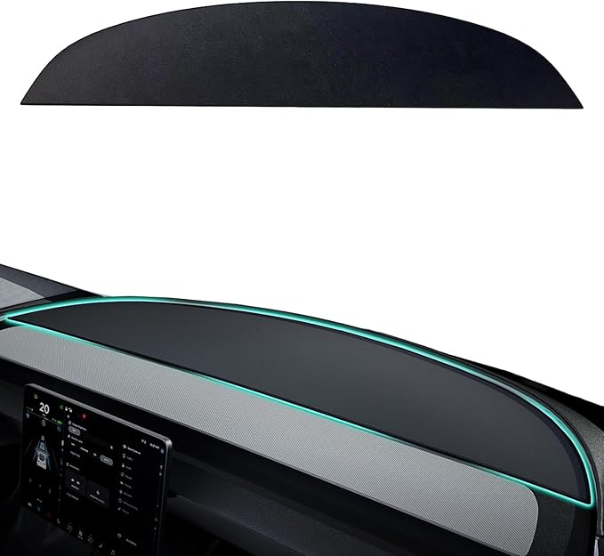 Zanch Original Tesla Model 3 Highland Dashboard Cover, Upgraded 2025 Anti-Glare 100% Sunshield Suede Dash Mat, Full Protection with No-Slip, Fits Model 3 Highland (2024) Tesla Accessories