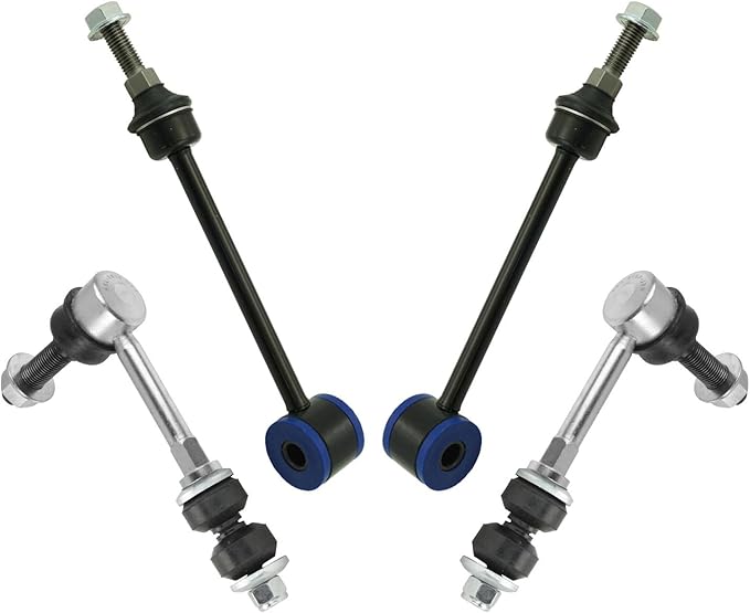 TRQ Sway Bar Stabilizer Link Set Front & Rear Compatible with 06-07 Ram 1500 06 Ram 3500