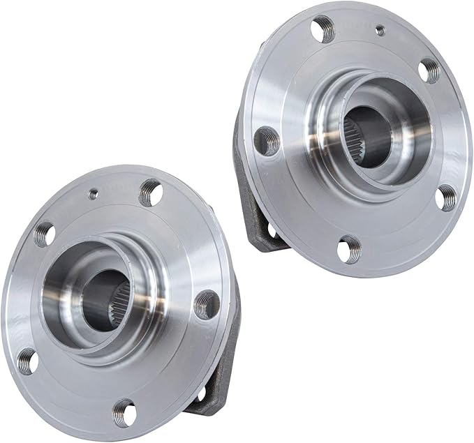 TRQ Left and Right Wheel Bearing and Hub Assembly Set 2 Piece Compatible with 2015-2020 Audi A3 Quattro 2015-2017 A3 with 80mm Bearing Outside Diameter 2018-2019 A3 with 288mm Diameter Front Rotors