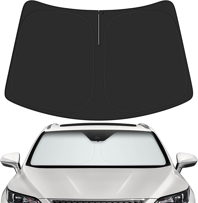 Car Windshield Sun Shade for Lexus 2016-2022 RX 350 450h Accessories (OEM Design) Reflective Foldable Heat Insulation Sunshade for Ultimate Protection
