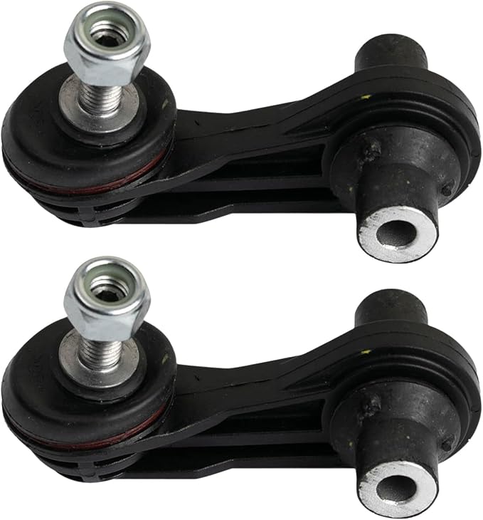 TRQ Rear Driver and Passenger Side Sway Bar Link Set 2 Piece Compatible with 15-20 Audi A3 15-20 A3 Quattro 17-20 RS3 19-23 Q3 15-21 VW Golf 15-24 GTI 18-25 Tiguan 22-25 Taos AWD 19-23 Jetta
