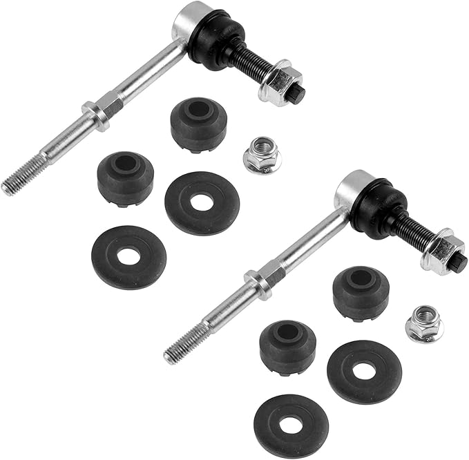 TRQ Front Sway Bar Stabilizer Link Set Compatible with 2006-2008 Dodge Ram 1500 2006-2009 Ram 2500 2006-2010 Ram 3500
