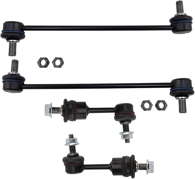 TRQ Front and Rear Sway Bar Link Set 4 Piece Compatible with 16-19 Hyundai Tucson Eco Limited SE Sport 17 Tucson Value 18-19 Tucson 17-20 Kia Sportage
