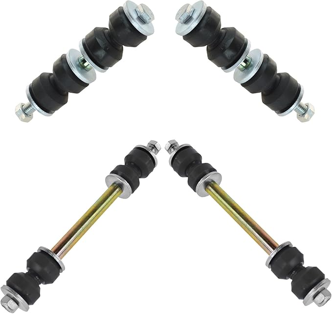 TRQ Front & Rear Sway Bar Stabilizer Link Set Compatible with 2000-2005 Dodge Neon 2000-2001 Plymouth