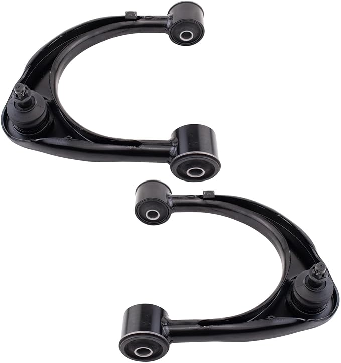TRQ Front Left and Right Upper Control Arm with Ball Joint Set 2 Piece Compatible with 2008-2021 Lexus LX570 2008-2021 Toyota Land Cruiser
