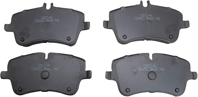 TRQ Front Ceramic Brake Pad Set Compatible with 2001-05 Mercedes Benz C240 2001-02 C320 2002 C230 2004-05 CLK320 2006-07 C280 2007-09 CLK350 2006-08 SLK280 2009-11 SLK300
