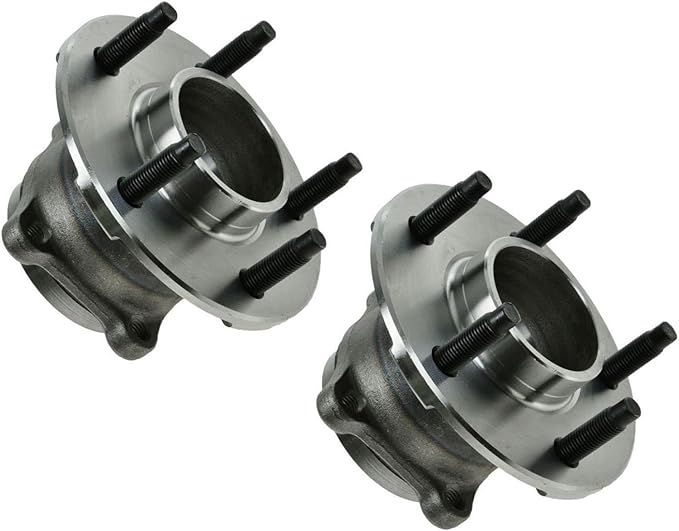 TRQ 2 Piece Rear Wheel Bearing & Hub Assembly Set Compatible with 2005 Chevrolet Equinox 2006 Pontiac Torrent 2002-2007 Saturn Vue