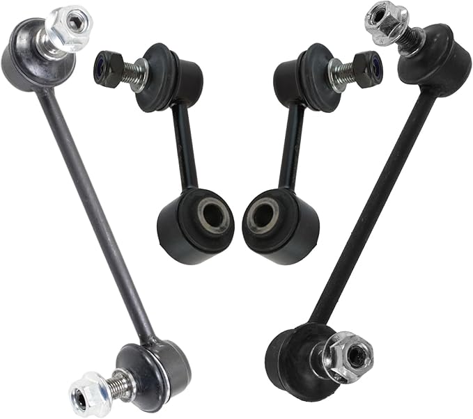 TRQ Front & Rear Sway Bar Stabilizer Link Set Compatible with 2003-2008 Mazda 6