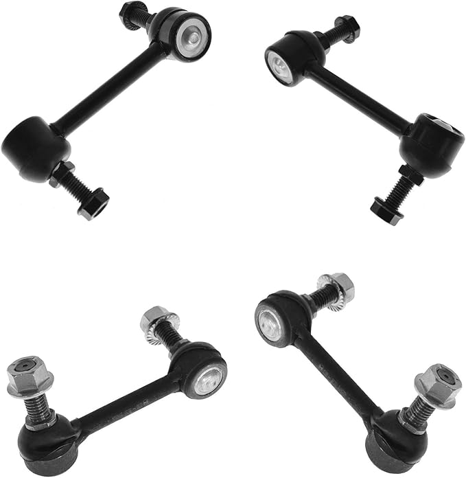 TRQ Sway Bar Link Kit Set of 4 Front Rear Left Right for Chevy GMC Buick Saab