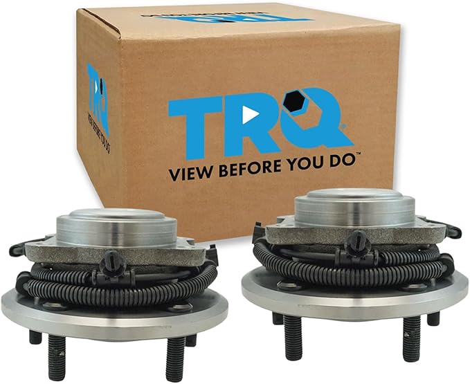 TRQ Rear Driver and Passenger Side Wheel Bearing and Hub Assembly Set 2 Piece Compatible with 12-16 Chrysler Town and Country 12-20 Dodge Grand Caravan 12-15 Ram C V 12-14 Volkswagen Routan