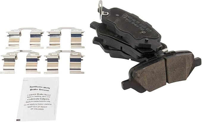 TRQ Rear Brake Pads Ceramic Compatible with 2009-2015 Toyota Venza