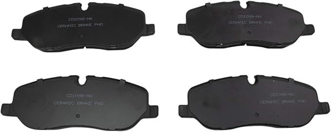 TRQ Front Brake Pads Ceramic Compatible with 2005-2009 Land Rover LR3 2006-2009 Range Sport
