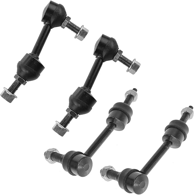 TRQ Front & Rear Sway Bar Stabilizer Link Set Compatible with 2003-2005 Ford Expedition Lincoln Navigator