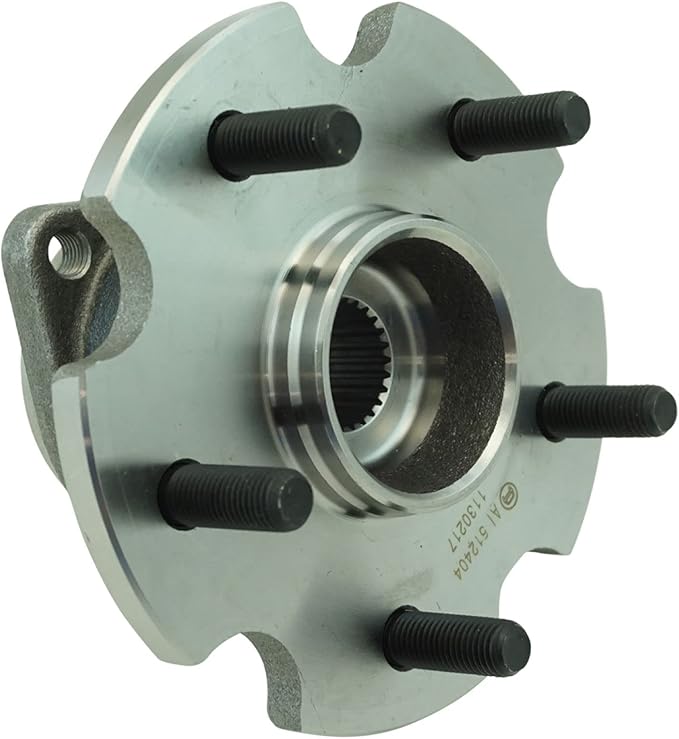 TRQ 2 Piece Rear Wheel Bearing & Hub Assembly Set AWD Compatible with 2009-2010 Pontiac Vibe 2009-2013 Toyota Matrix