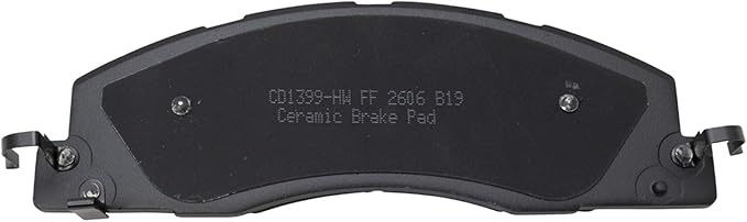 TRQ Front Brake Pads Ceramic Compatible with 2009-2010 Dodge Ram 2500 3500 2012 1500 2011-2018