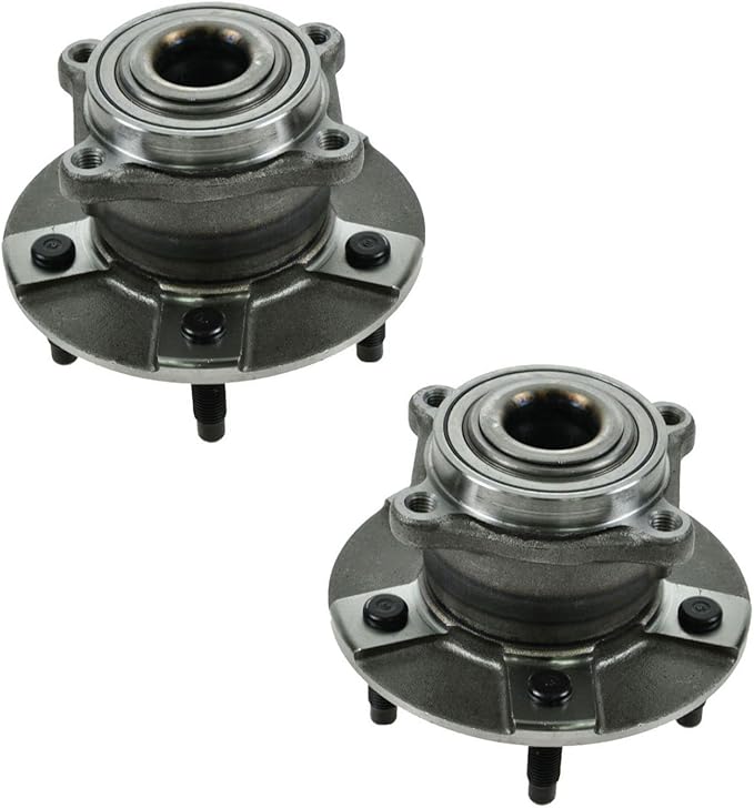 TRQ 2 Piece Rear Wheel Bearing & Hub Assembly Set Compatible with 2005 Chevrolet Equinox 2006 Pontiac Torrent 2002-2007 Saturn Vue