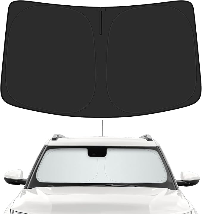 Car Windshield Sun Shade for Chevy 2021-2025 2026 Trailblazer Accessories (OEM Design) Reflective Foldable Heat Insulation Sunshade for Ultimate Protection